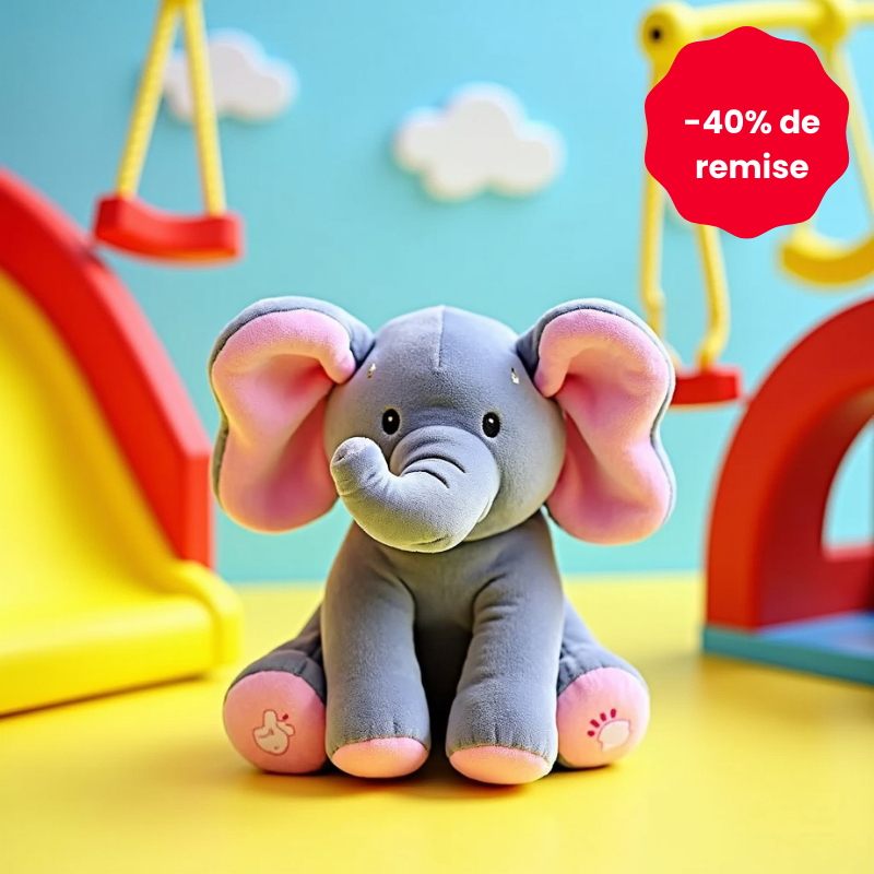 Loulou l'éléphant en Peluche Joueur