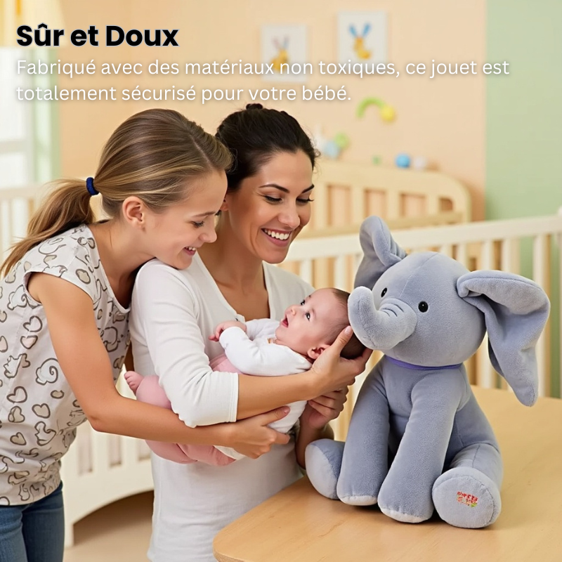 Loulou l'éléphant en Peluche Joueur